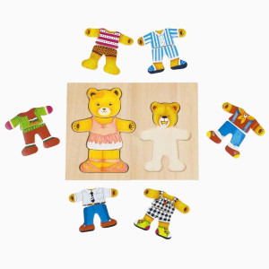 Bino Ankleidepuzzle Mutter und Kind