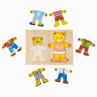 Bino Ankleidepuzzle Mutter und Kind