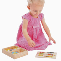 Bino Ankleidepuzzle Mutter und Kind