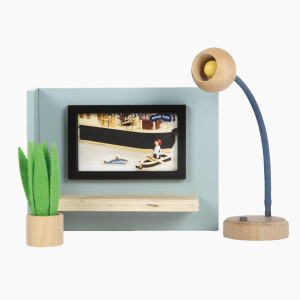 Puppenhausm&ouml;bel Wohnzimmer