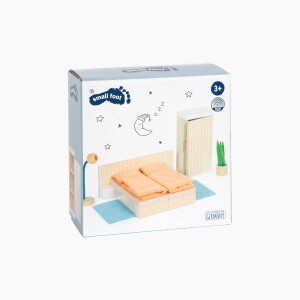 Puppenhausm&ouml;bel Schlafzimmer