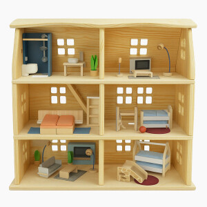 Puppenhausm&ouml;bel Kinderzimmer