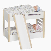 Puppen-Etagenbett mit Rutsche