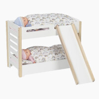 Puppen-Etagenbett mit Rutsche