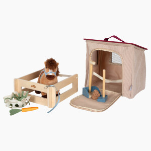 Spielset Pferd mit Stall und Zubeh&ouml;r