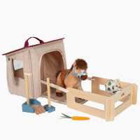 Spielset Pferd mit Stall und Zubehör