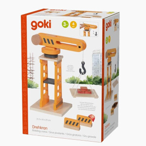 Drehkran mit zwei Absperrbarken