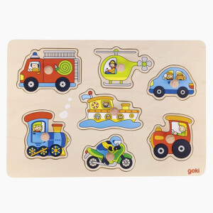 Steckpuzzle Verkehrsmittel