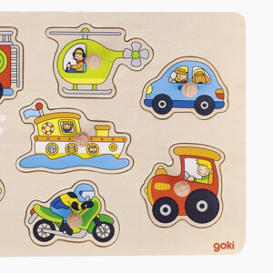 Steckpuzzle Verkehrsmittel