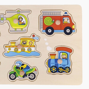 Steckpuzzle Verkehrsmittel