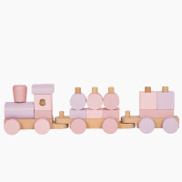 Holzzug rosa