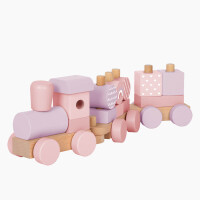 Holzzug rosa