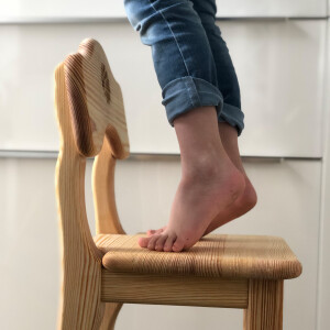 Hocker kleiner Bruder Eschenholz