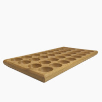 HUS BAO Profi und Turnierspiel Eichenholz Glas