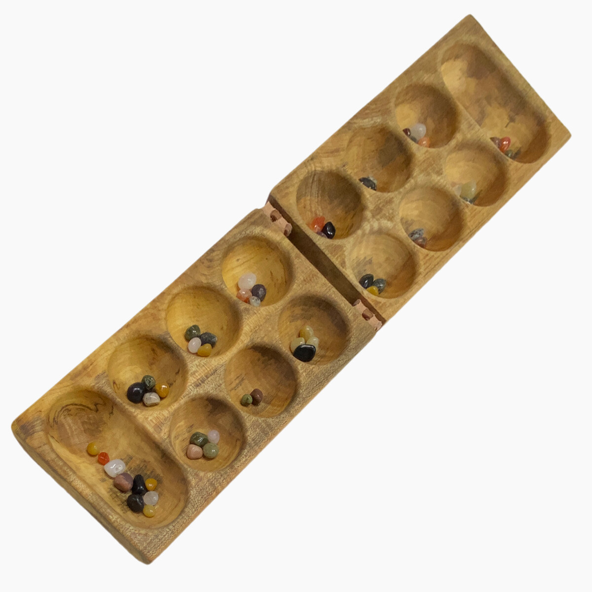 Kalaha Shabby Chic Klapp Halbedelsteinch box