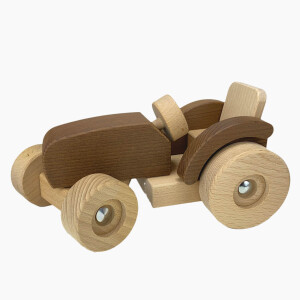Traktor mit Anh&auml;nger Goki nature