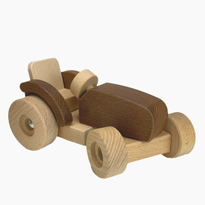 Traktor mit Anh&auml;nger Goki nature