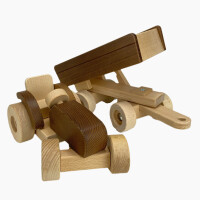 Traktor mit Anhänger Goki nature