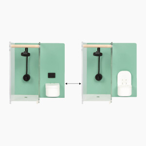 Puppenhausmöbel Komplett Set Salbei