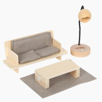 Puppenhausmöbel Komplett Set Salbei
