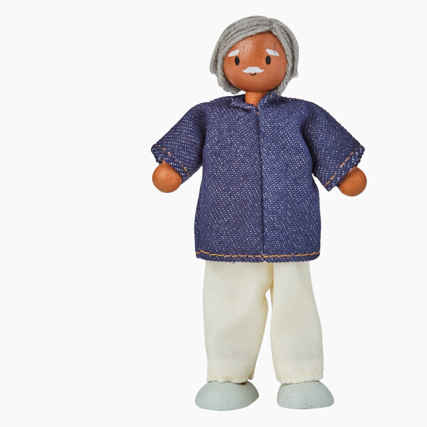 Puppenhausfigur Opa Teint medium