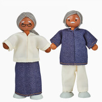 Puppenhausfigur Opa Teint medium