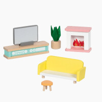 Puppenmöbelserie Copenhagen Wohnzimmer