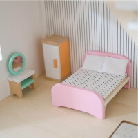 Puppenmöbelserie Copenhagen Schlafzimmer