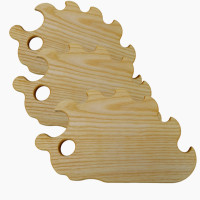 Frühstücksbrettchen Igel - klein 3er Set