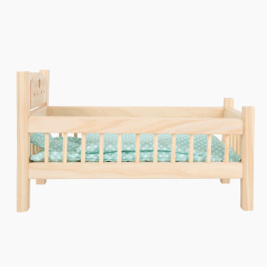 Puppenbett, natur
