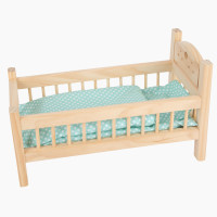 Puppenbett, natur