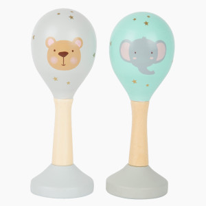 Musikrasseln Pastell 2er Set