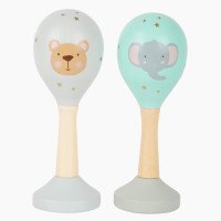 Musikrasseln Pastell 2er Set