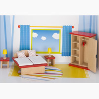 Puppenmöbel Schlafzimmer goki basic.