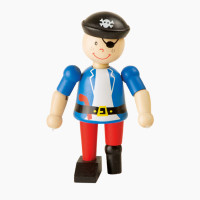 Holzfiguren Piraten Set