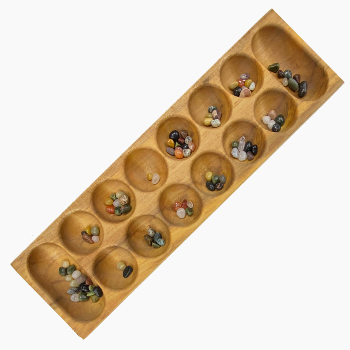 Kalaha Ahorn Halbedelsteinchen box