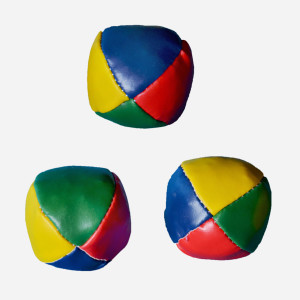 Jonglierbälle Leder 3er Set