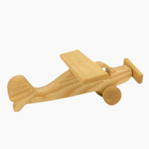 Holz Flugzeug mit Propeller 1 Sitzer