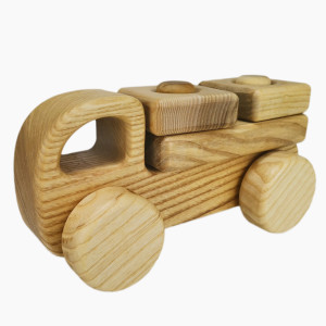 Steckspielzeug Holz LKW klein ab 10 Monate