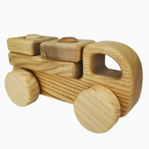 Steckspielzeug Holz LKW klein ab 10 Monate