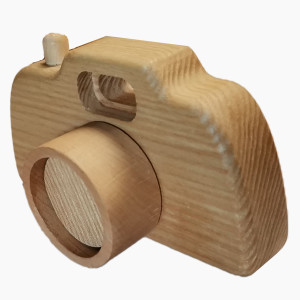 Holz Spiel-Kamera R