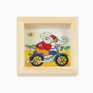 Geduldspiel Elefant auf Fahrrad