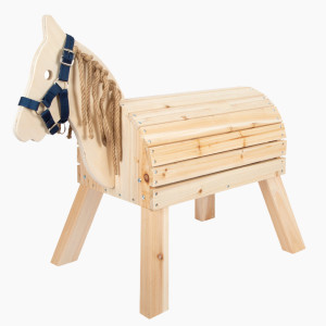 Holzpferd kompakt,Voltigierpferd