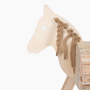 Holzpferd kompakt,Voltigierpferd