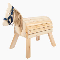 Holzpferd kompakt,Voltigierpferd