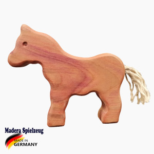 Holz Pferd der kleine Stromberger Pflaumenholz