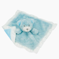 Kuscheltuch Bär blau