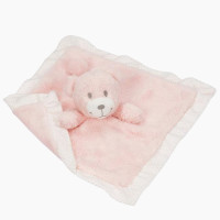 Kuscheltuch Bär rosa