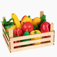 Obst und Gemüse in Kiste