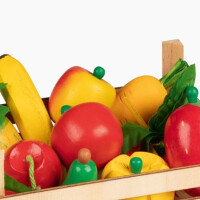 Obst und Gemüse in Kiste